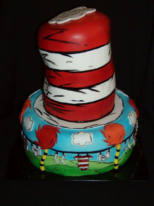 Dr. Seuss Birthday Cake