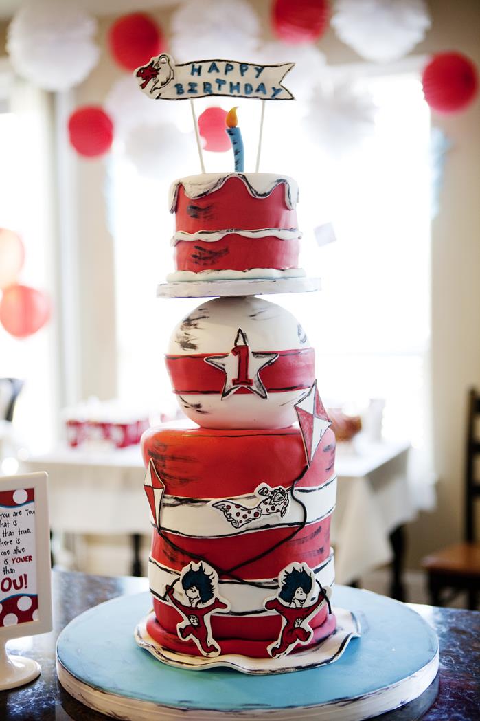 Dr. Seuss Cat in the Hat Birthday Party