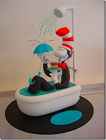 Dr. Seuss Cat in the Hat Cake