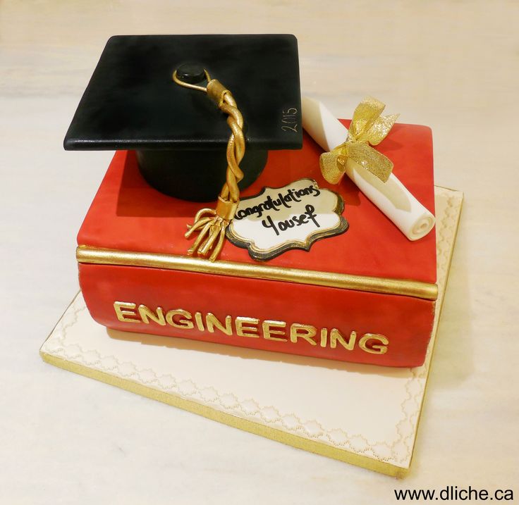 Engineering Graduation Cake