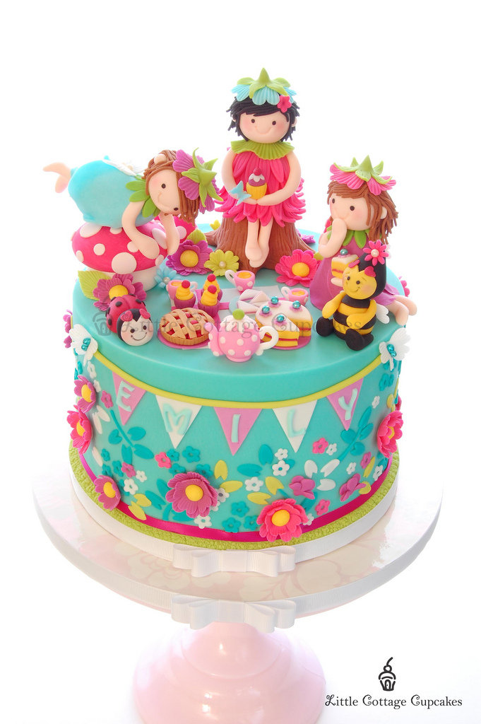 Fairies Birthday Cake