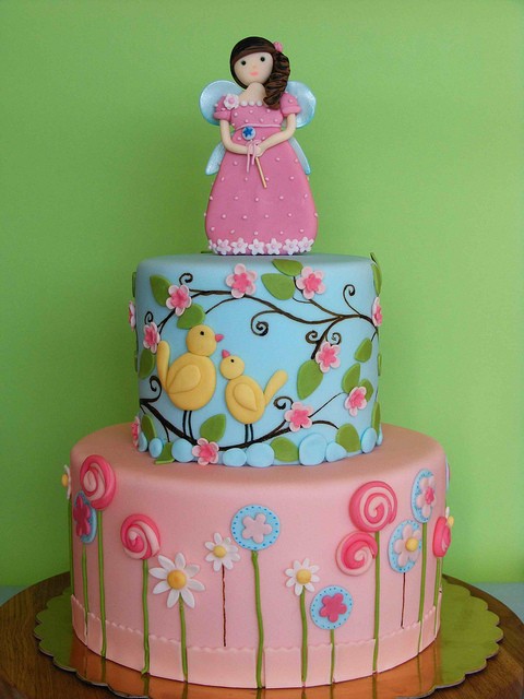 Fairy Birthday Cake Designs