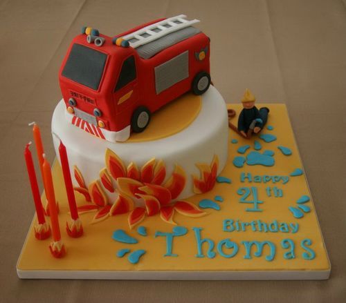 Fire Truck Birthday Cake Ideas