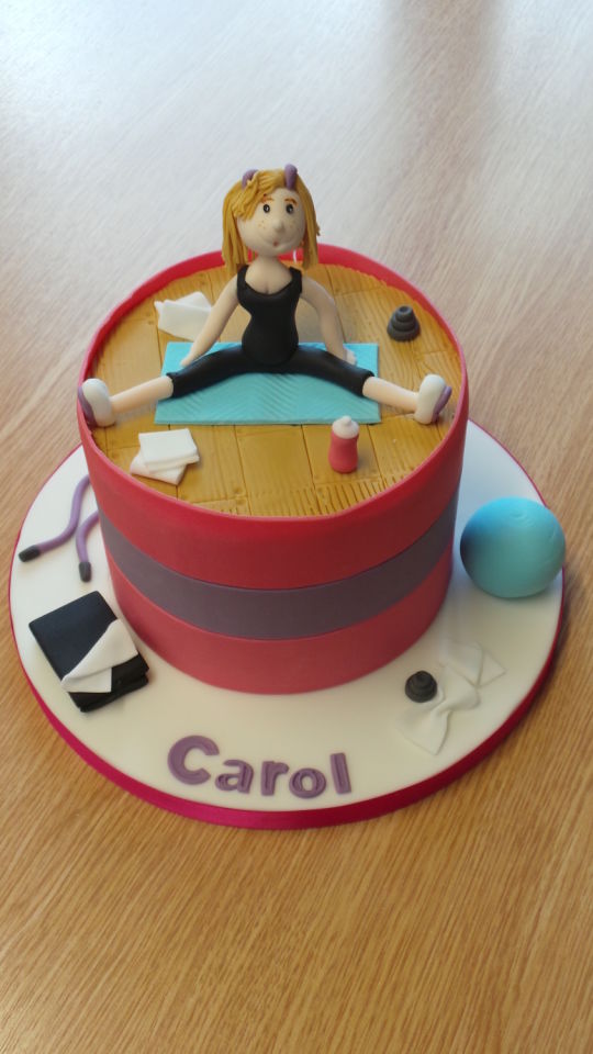 Fitness Birthday Cake