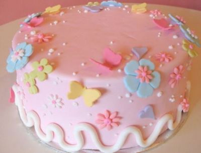 Fondant Cake Decorating Idea