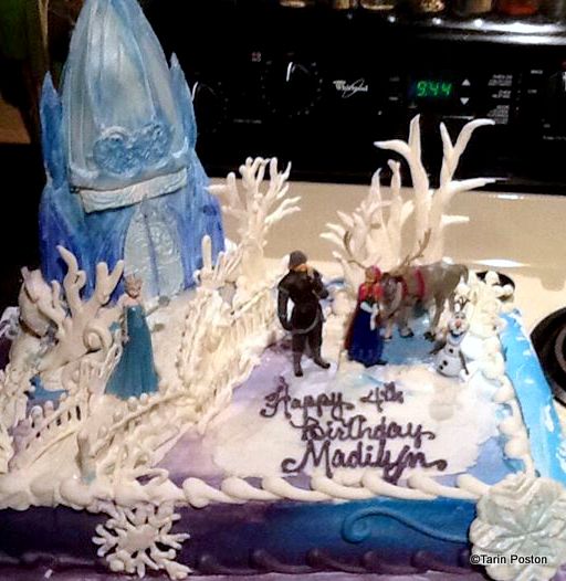 Frozen Birthday Cake