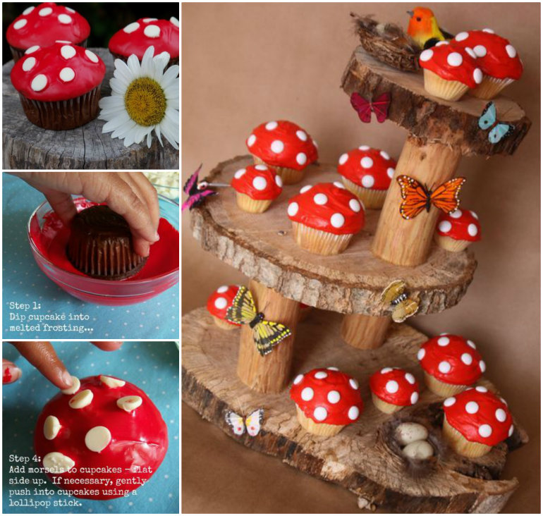 Garden Fairy Cupcake Idea