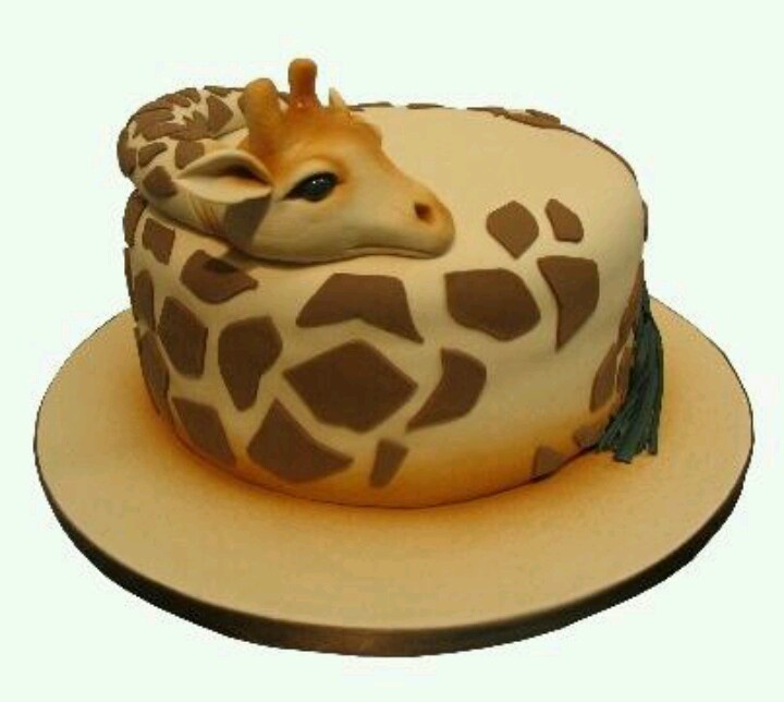 Giraffe Birthday Cake