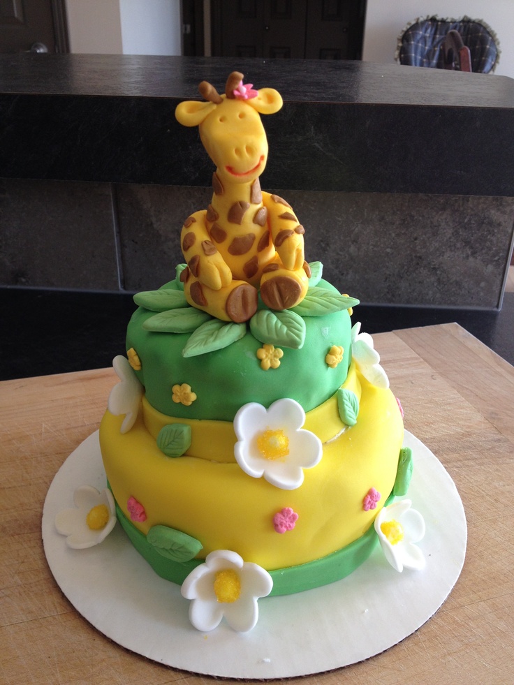 Giraffe Birthday Cake