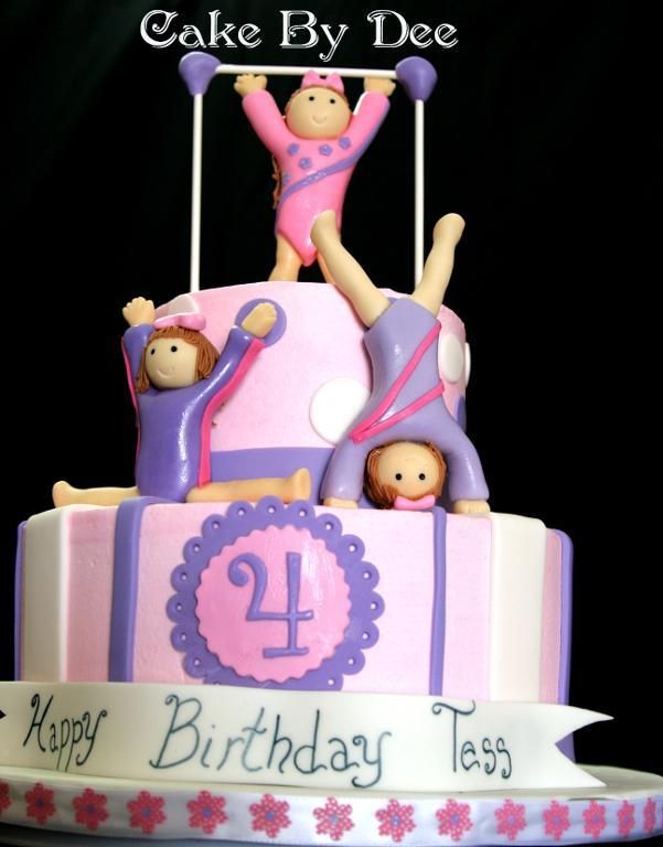 Gymnastics Birthday Cake Ideas