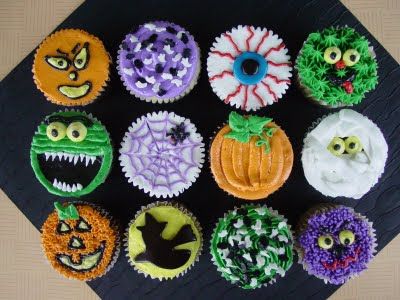 Halloween Cupcake Cake Ideas