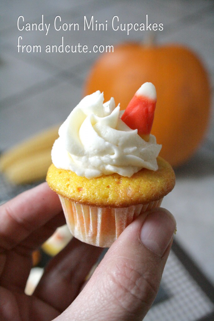 Halloween Cupcakes with Candy Corn