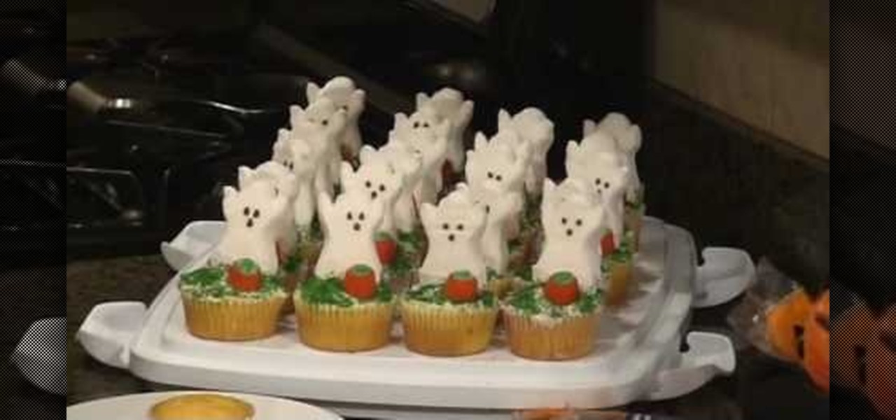 Halloween Ghost Cupcakes with Peeps