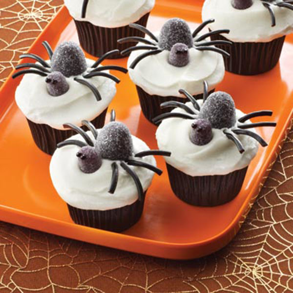 Halloween Spooky Spider Cupcakes