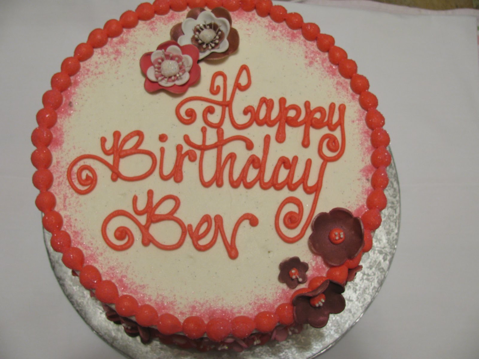 Happy Birthday Bev Cakes