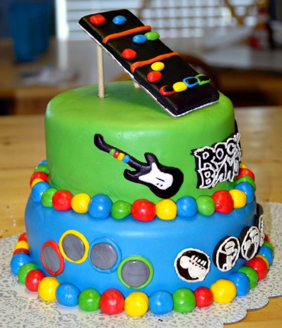 Happy Birthday Cake Rock Band