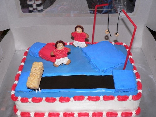 Homemade Gymnastics Cake