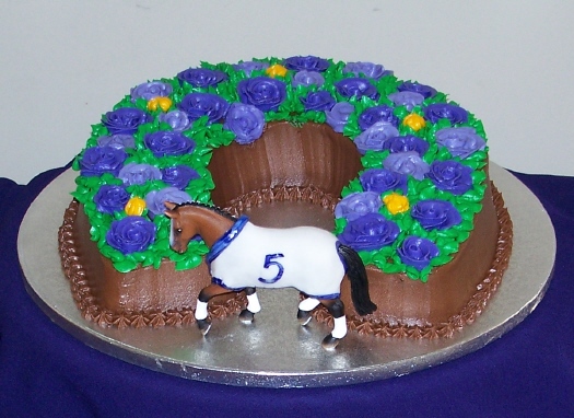 Horse Themed Birthday Cake