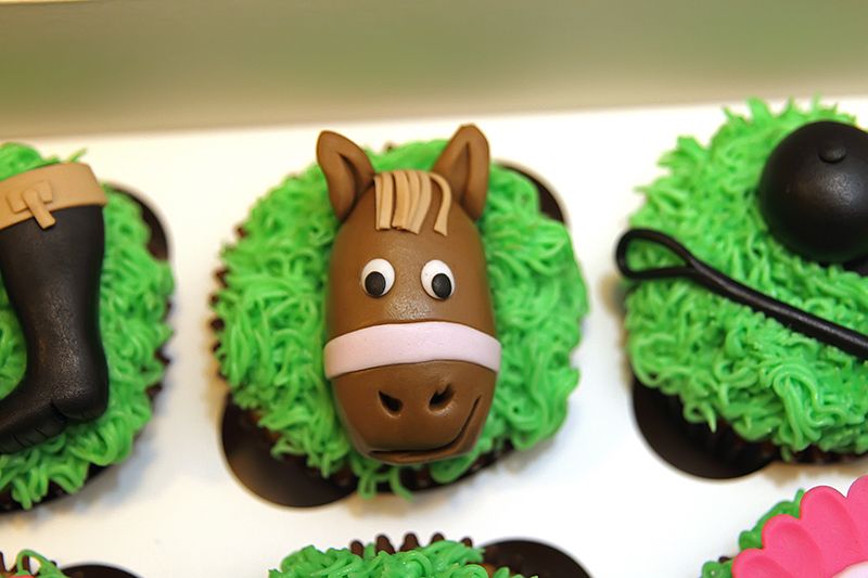 Horse Themed Cupcake Toppers