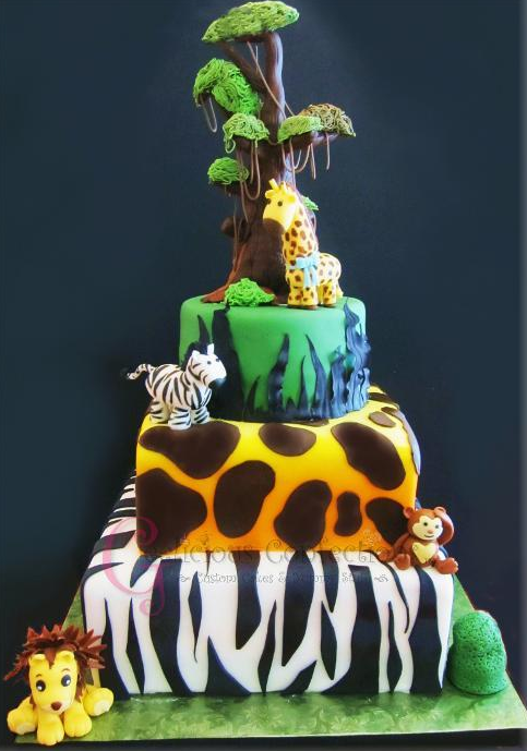 How to Make Animal Print Cakes