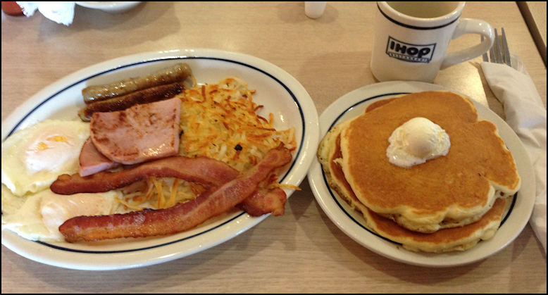 IHOP Breakfast Sampler