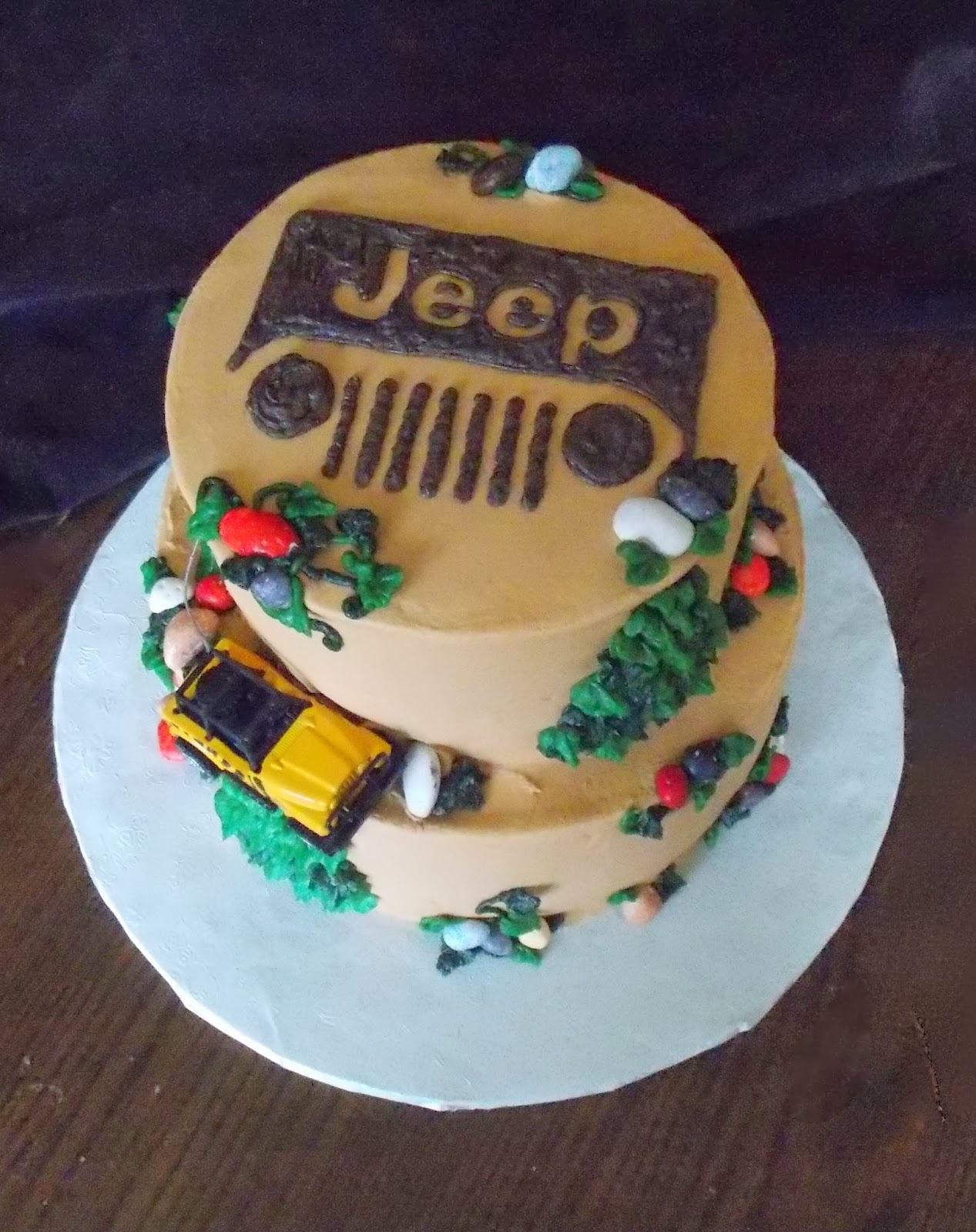 Jeep Birthday Cake