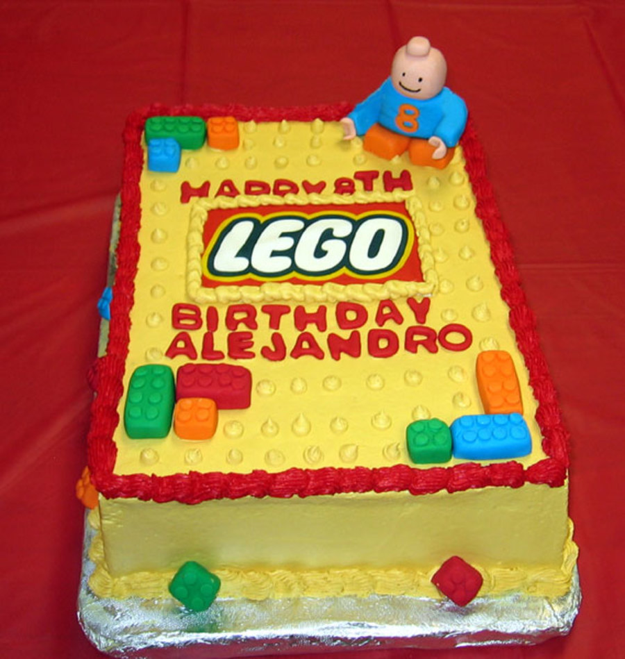 LEGO Sheet Cake