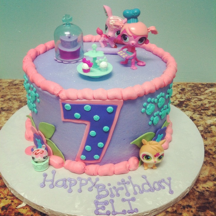 11 Photos of Littlest Pet Shop Birthday Cakes