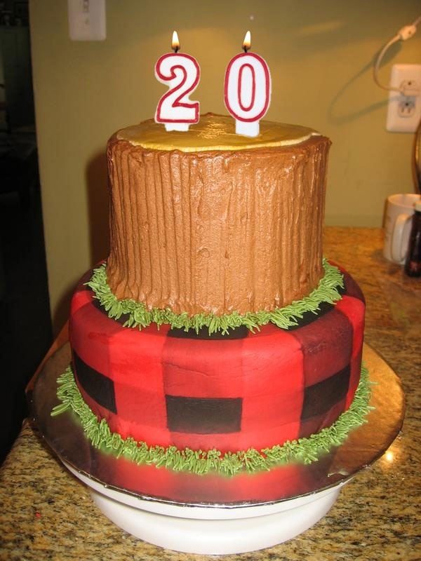 10 Photos of Lumberjack Themed Party Cakes