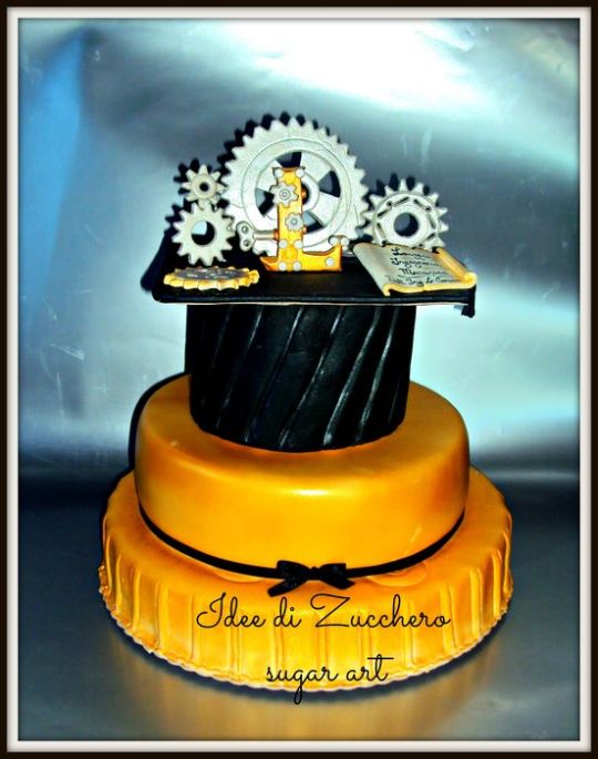 Mechanical Engineering Graduation Cake