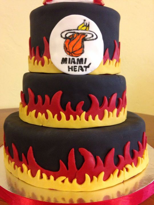 Miami Heat Cake