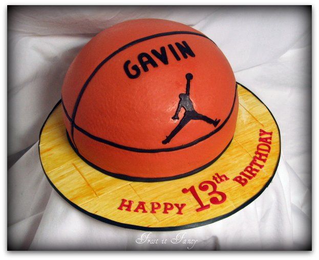 Michael Jordan Basketball Cake