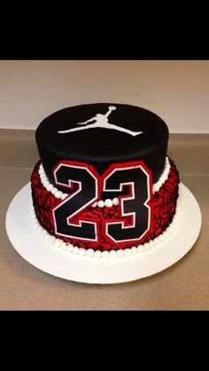 Michael Jordan Birthday Cake