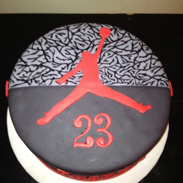 Michael Jordan Birthday Cake