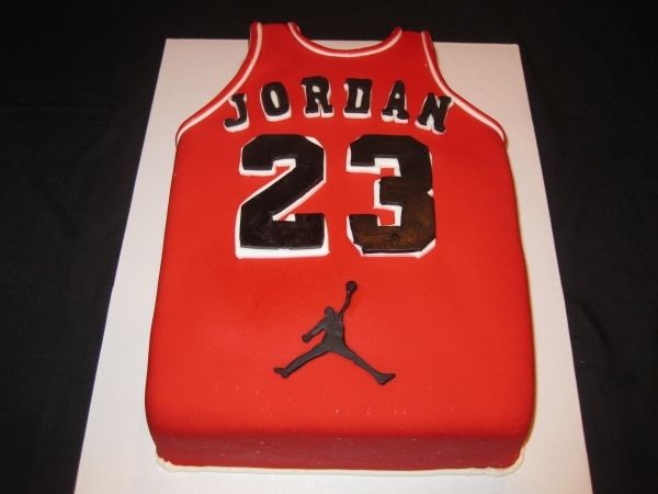 Michael Jordan Jersey Cake