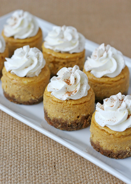 Mini Pumpkin Cheesecakes Recipe