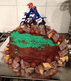 Motorbike Birthday Cake