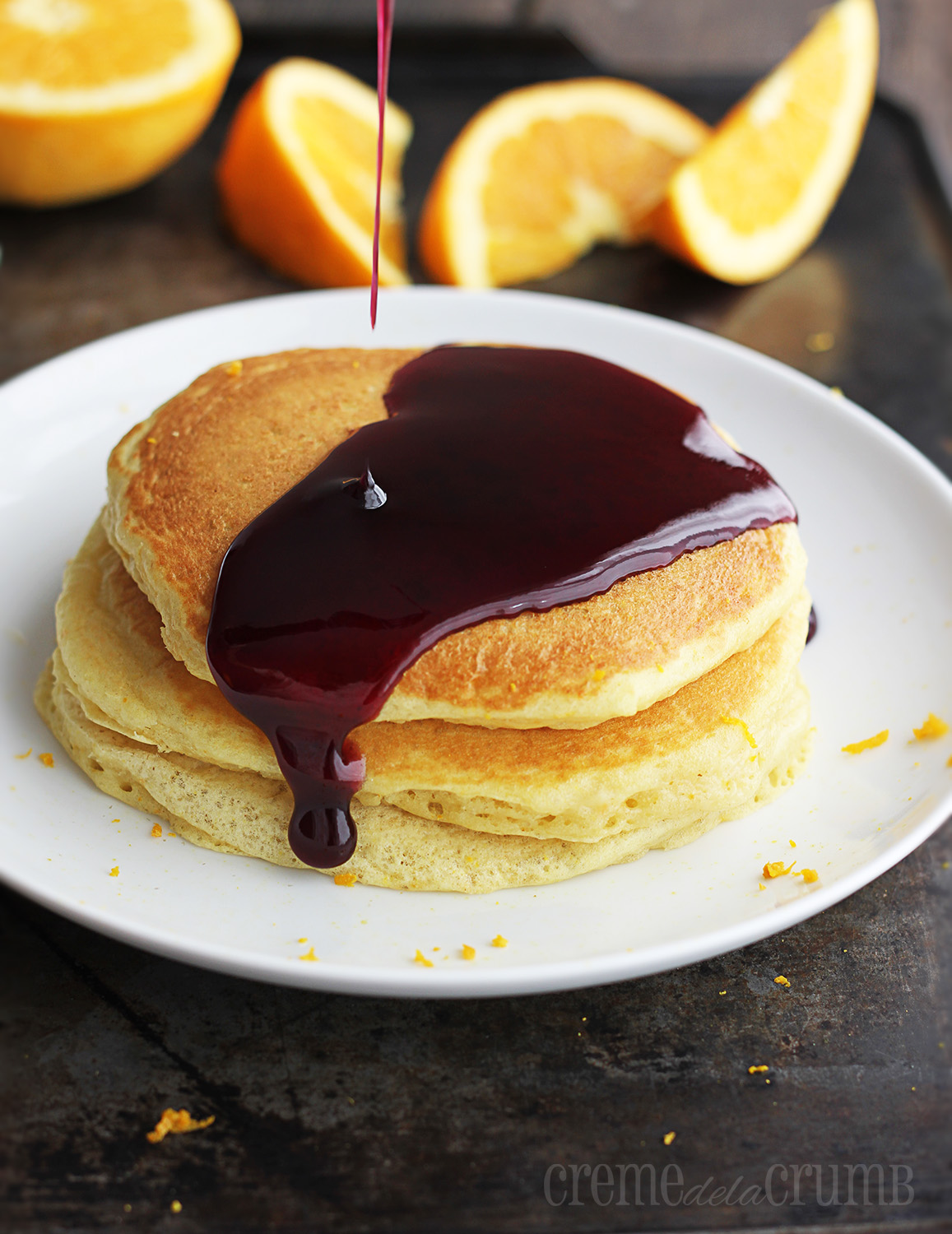 5 Photos of Pancakes Oranges Inside