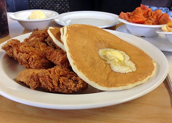 8 Photos of Chicken And Pancakes