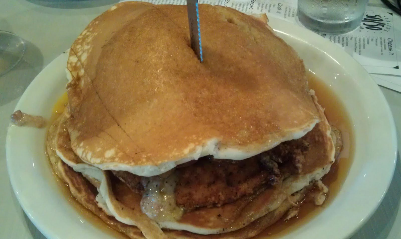 Pancakes and Fried Chicken