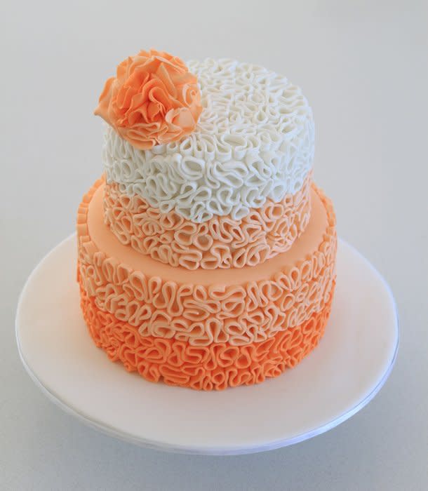 Peach Ombre Cake