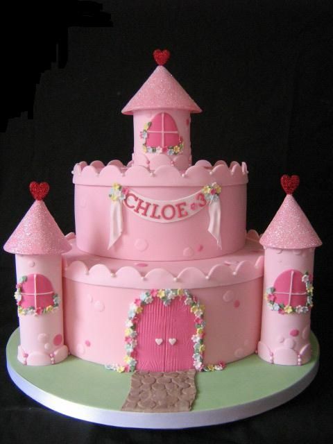 Princess Castle Cake