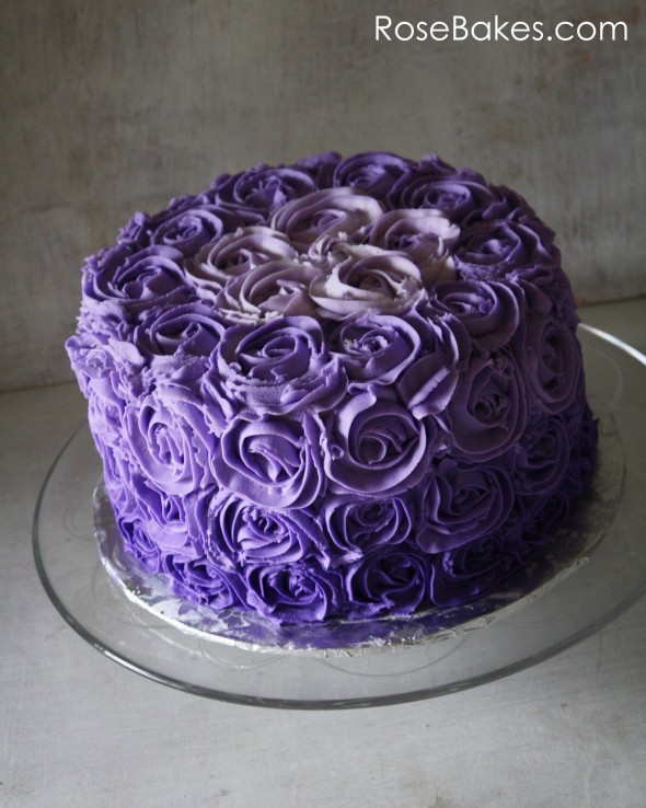 Purple Birthday Cake