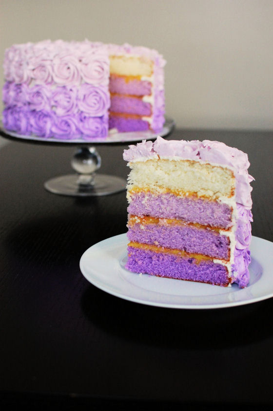 12 Photos of Purple And Blue Ombre Birthday Cakes