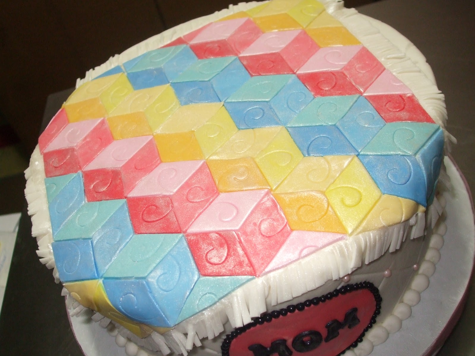 Quilt Birthday Cake