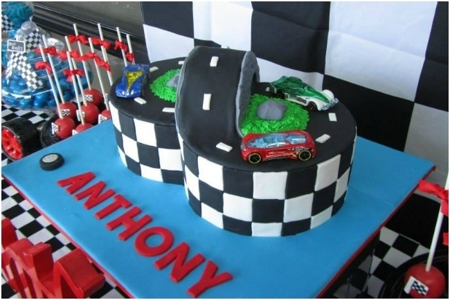 Race Car Birthday Cake