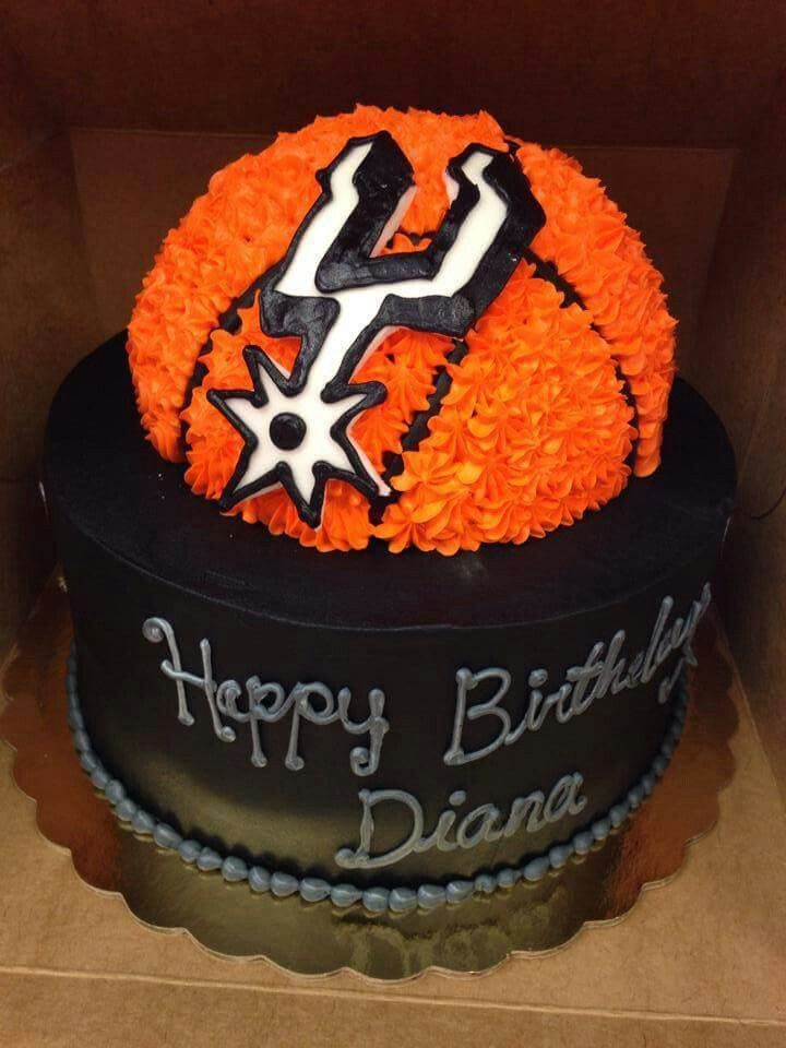 San Antonio Spurs Birthday Cake