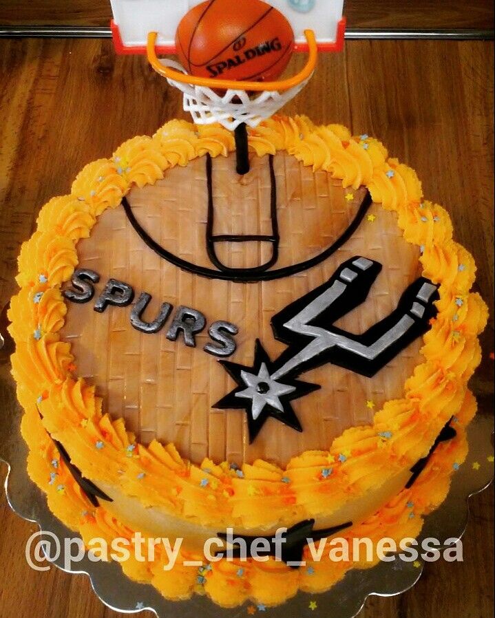 San Antonio Spurs Birthday Cake