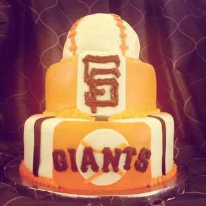 San Francisco Giants Happy Birthday Cake