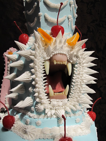 Scary Halloween Monster Cake